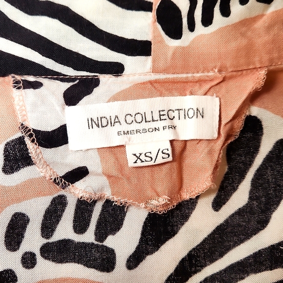 Baja Kaftan in Zebra muted Clay, India Collection by Emerson Fry XS/S - Picture 14 of 17